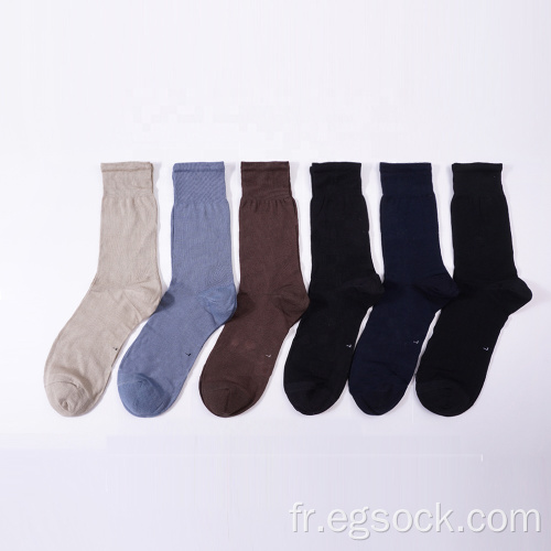 Chaussettes habillées en coton mercerisé pour homme-M6